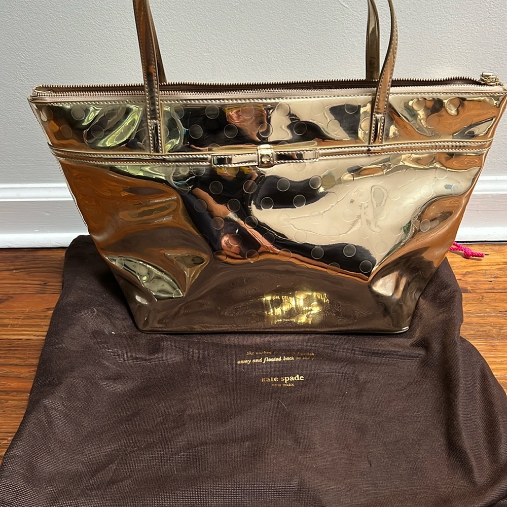 Kate Spade zippered tote bag